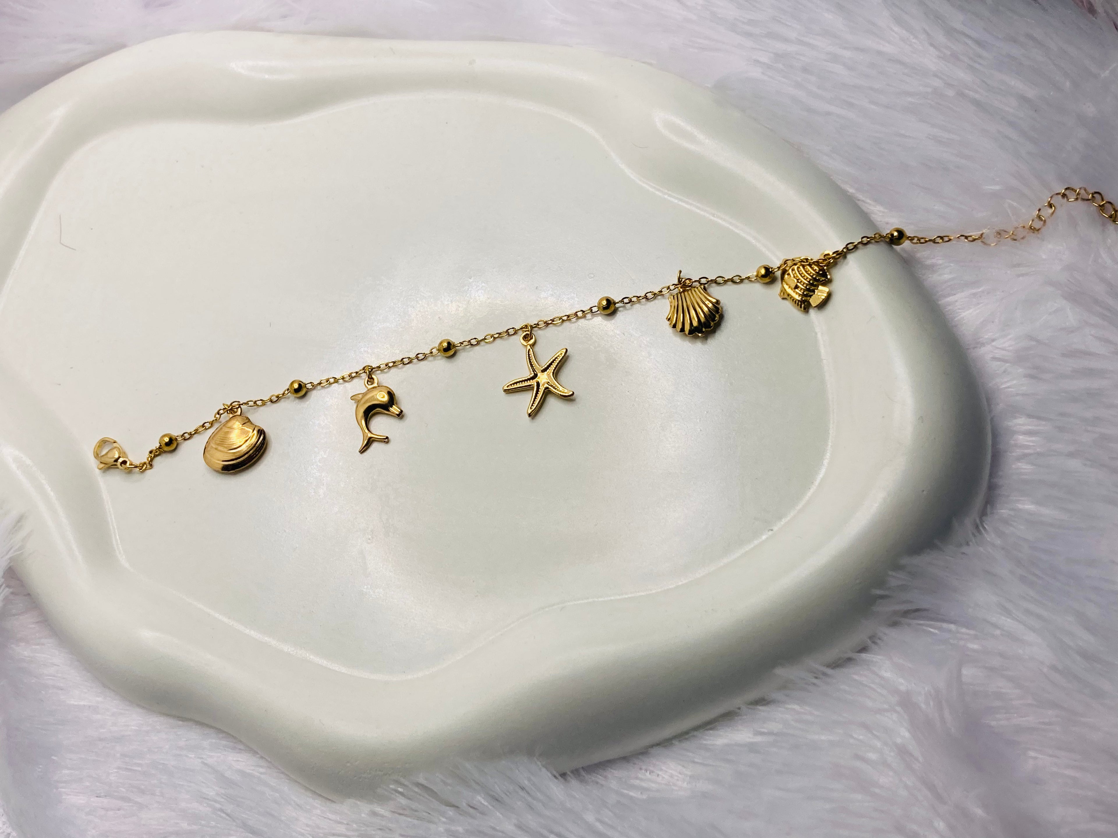 Dolphin Starfish Shell Bracelet