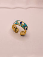 Boho Blue Ring