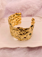 The Molten Echo heavy Cuff Bracelet