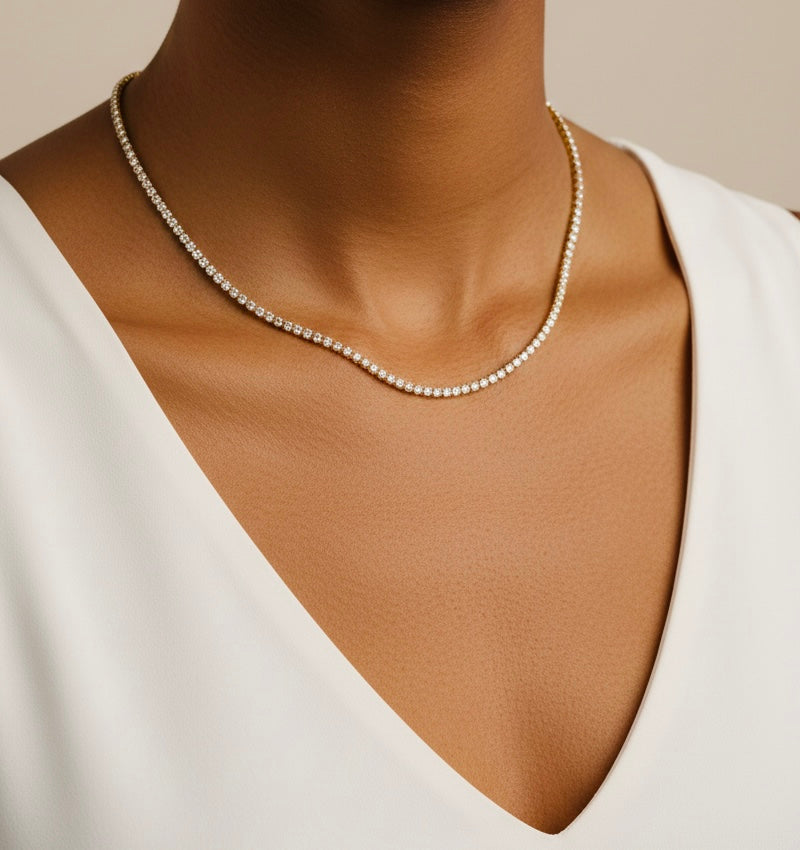 Diamond Tennis Necklace