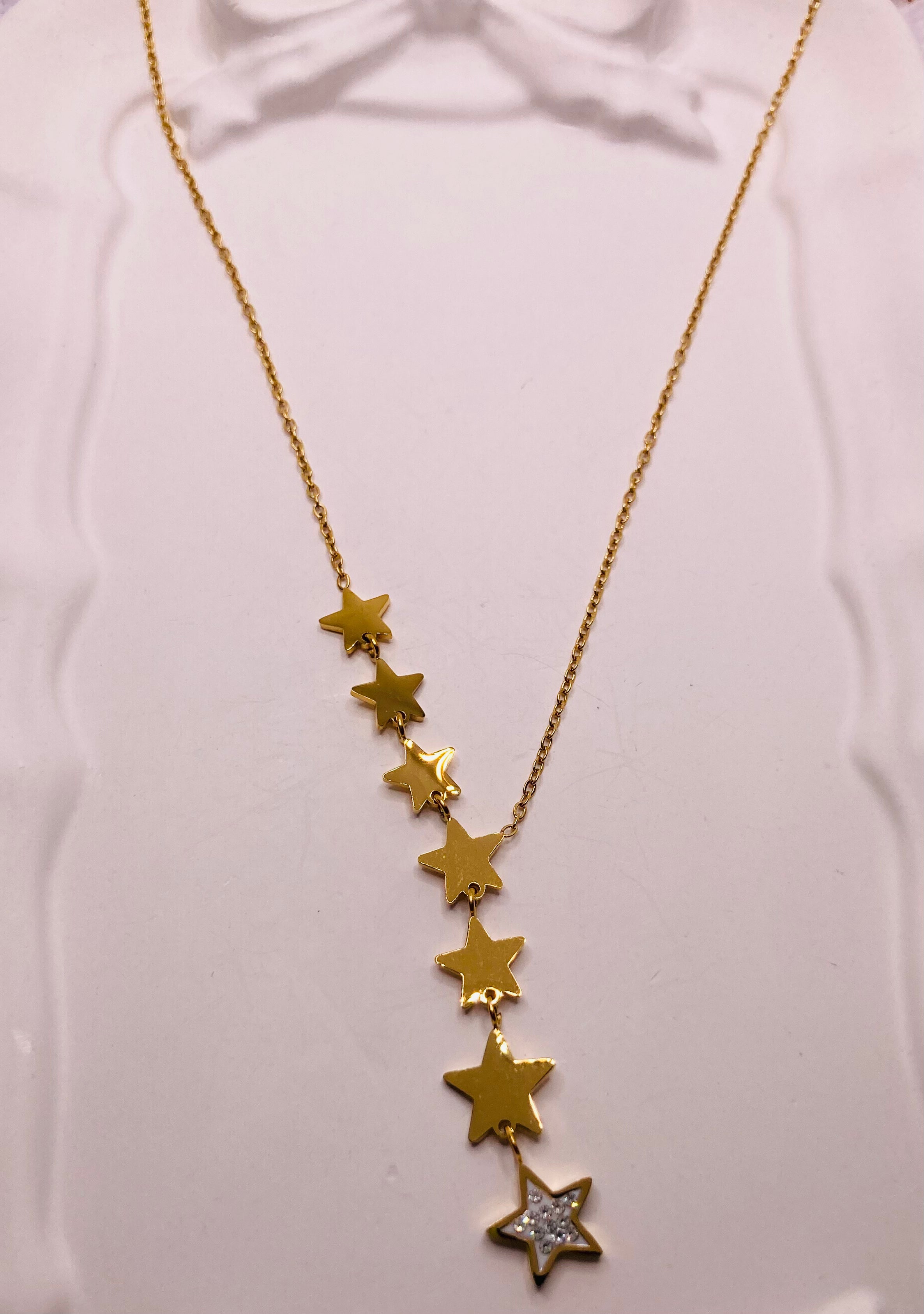 Stars Studded Long Necklace
