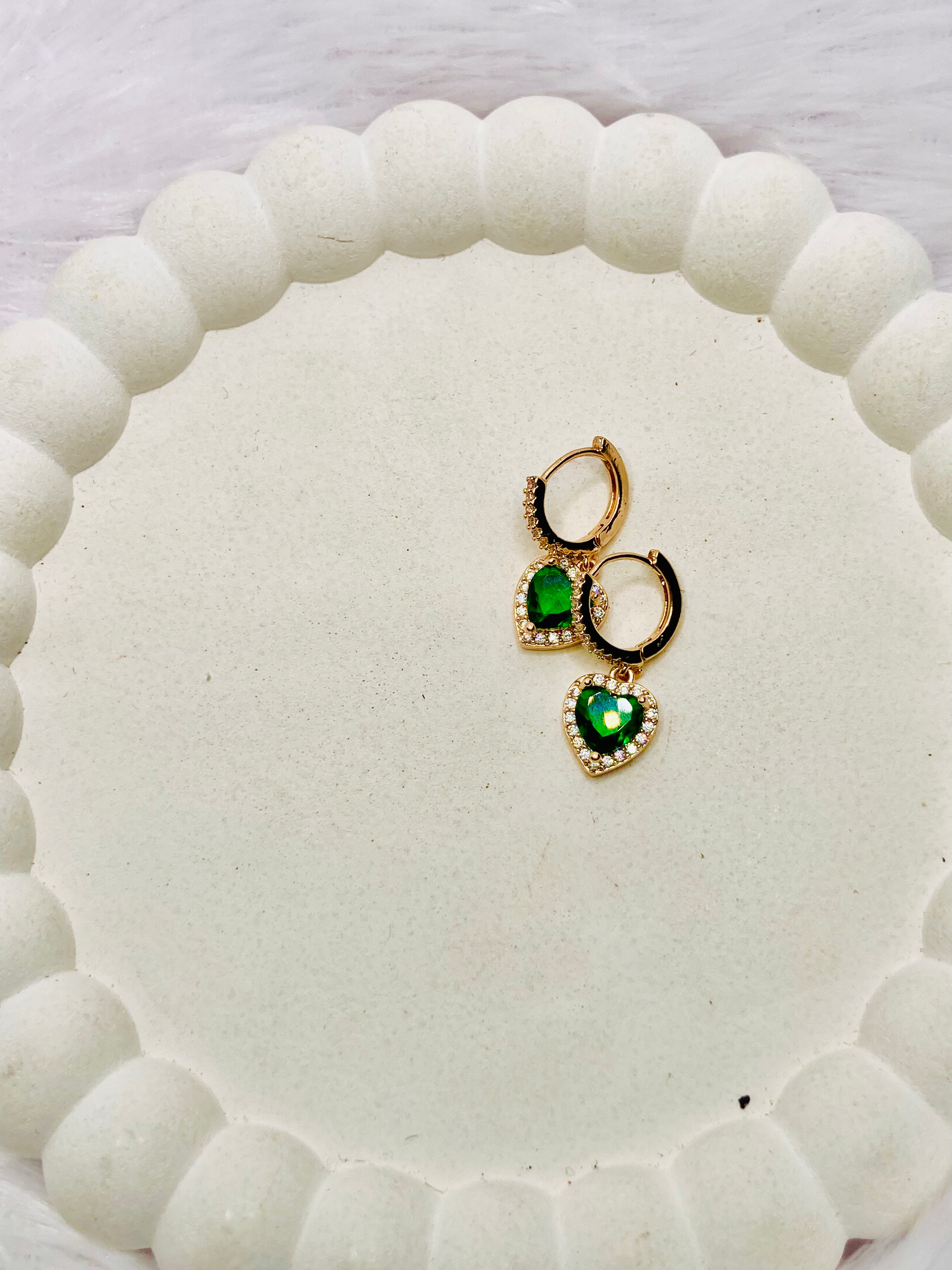 The Empress Emerald Luxury Diamond Earrings