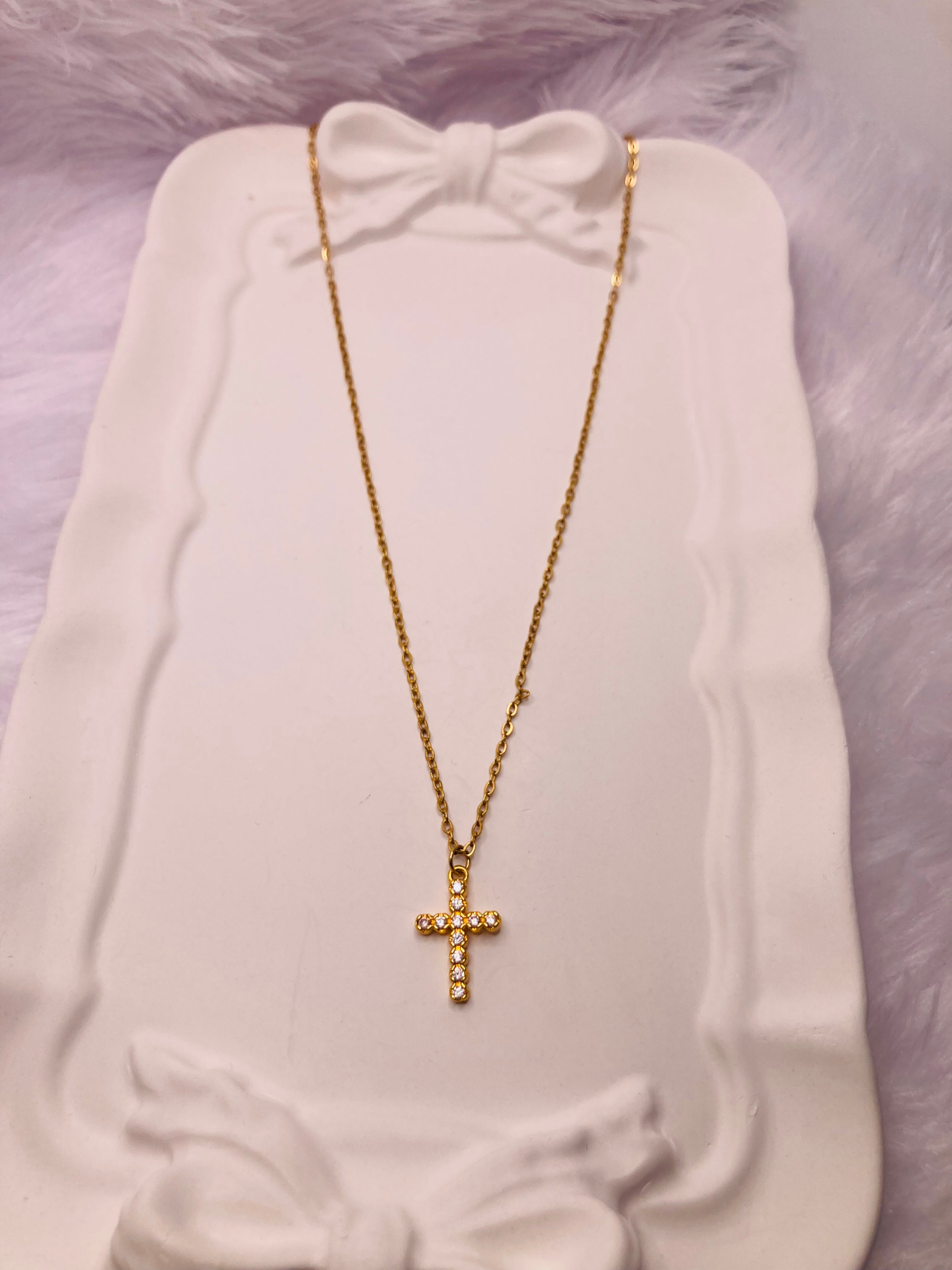 Diamond Cross necklace