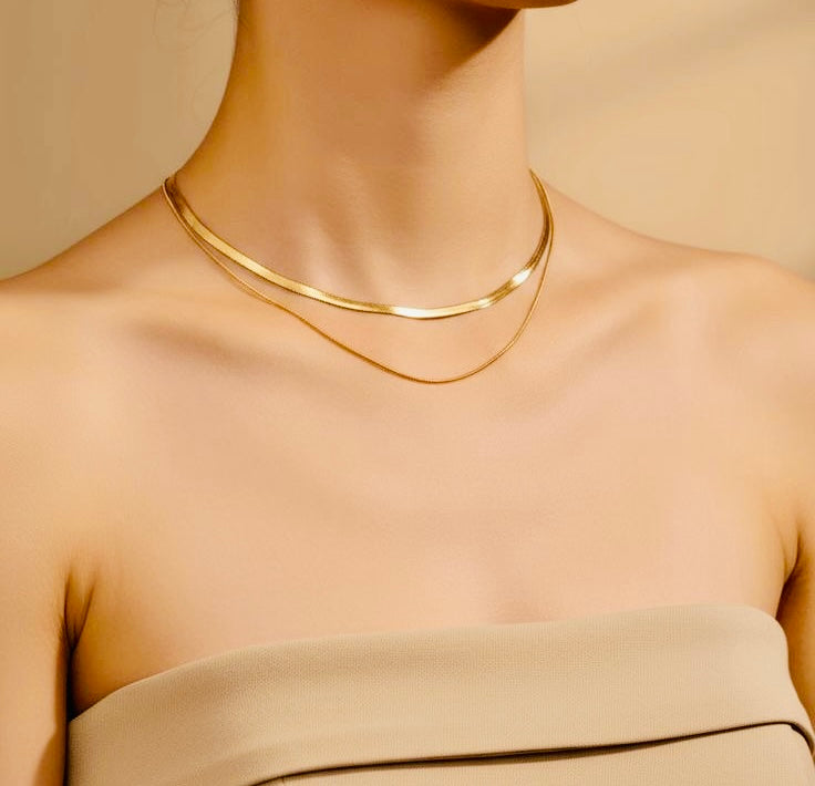 U-Shaped Layered Necklace