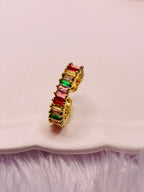 Bohemian Multi Coloured Adjustable Ring