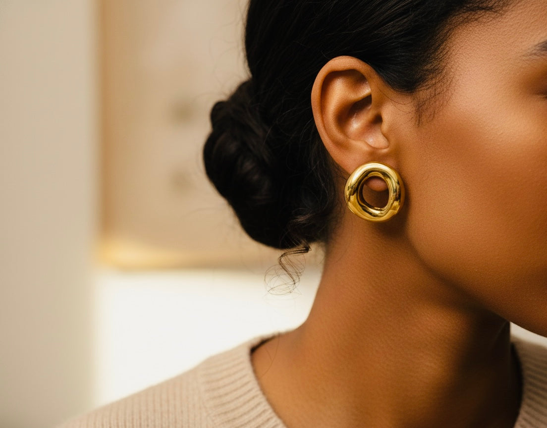 The Molten Halo Everyday Stud Earrings