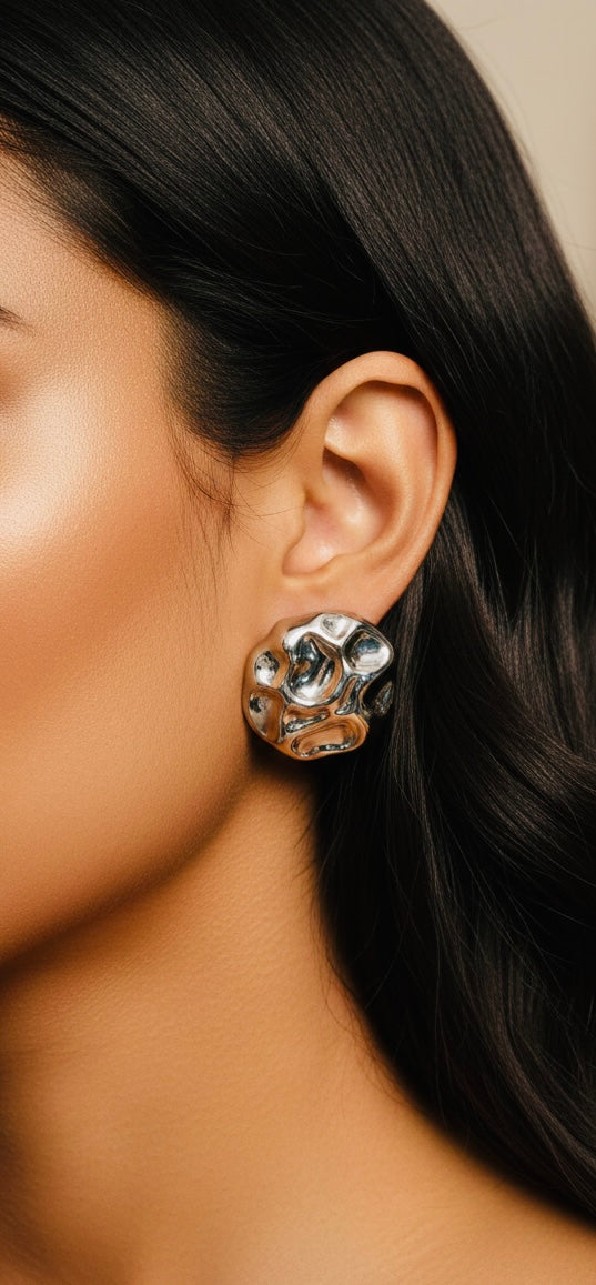 The Mercury Ripple Silver Studs