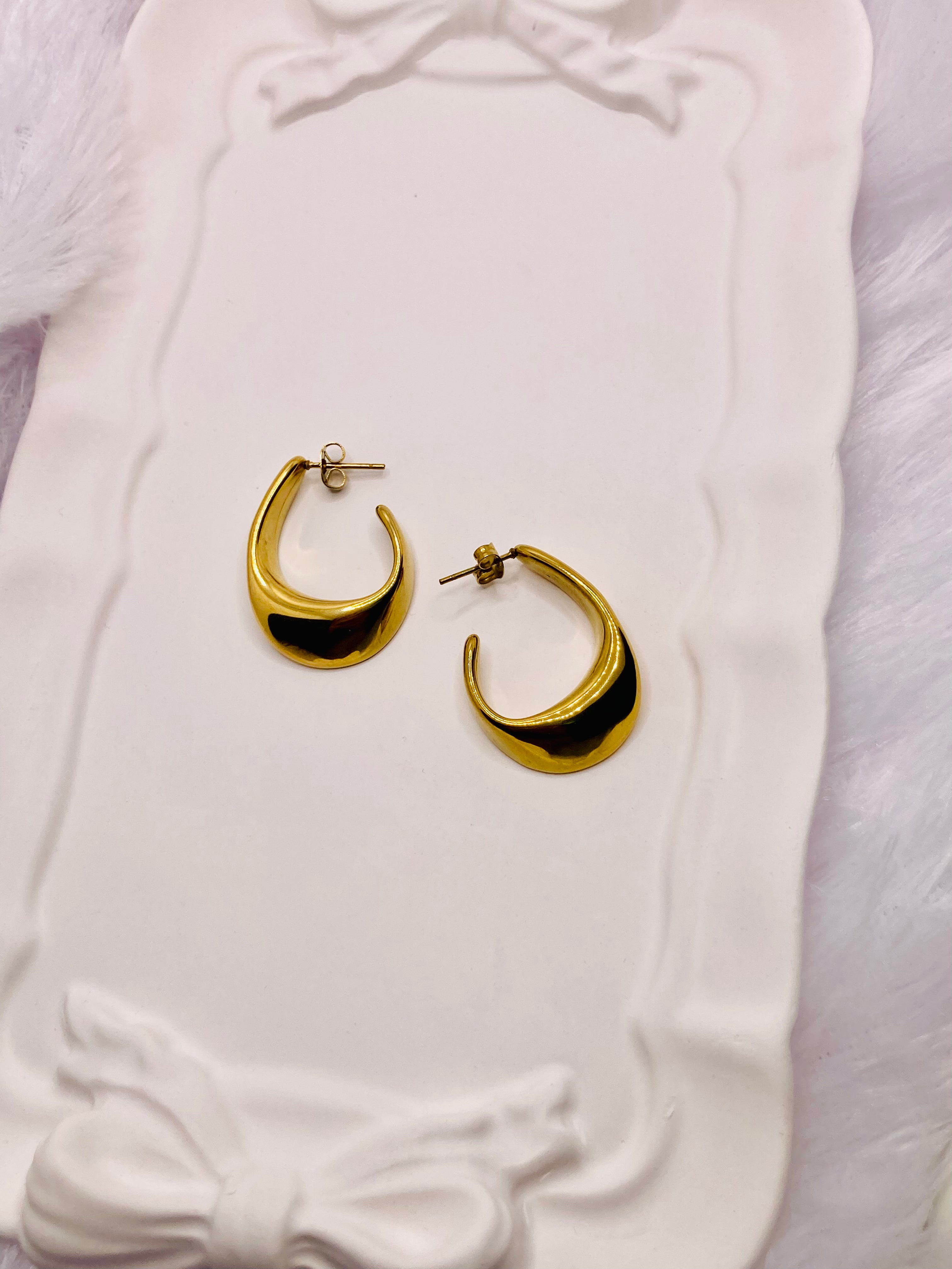The Lunar Arc Everyday Statement Earrings
