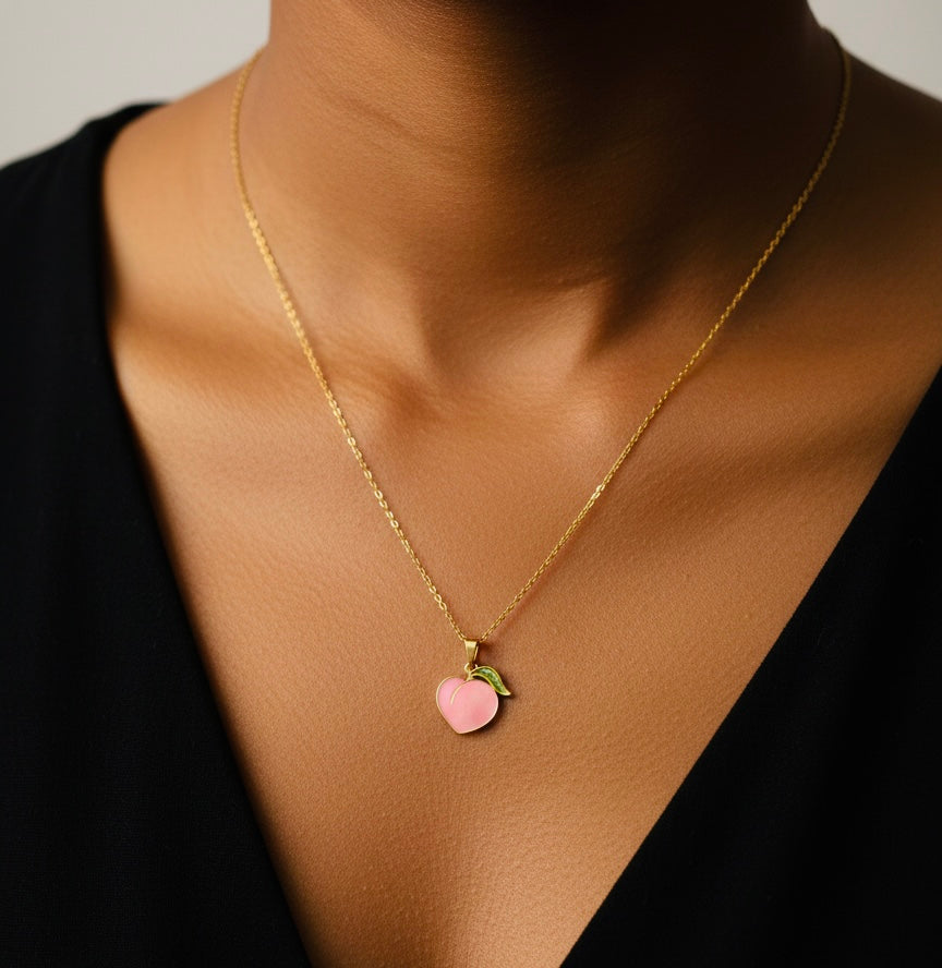 Pink Peach Necklace