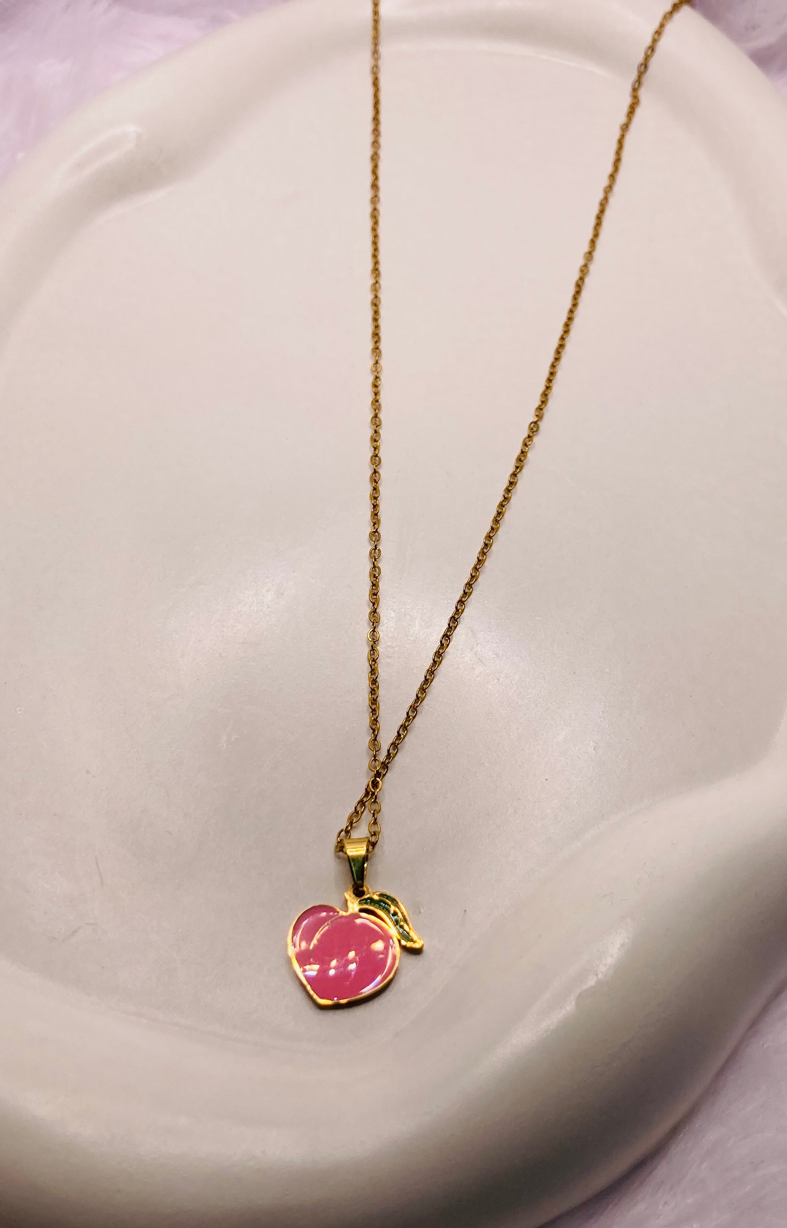 Pink Peach Necklace