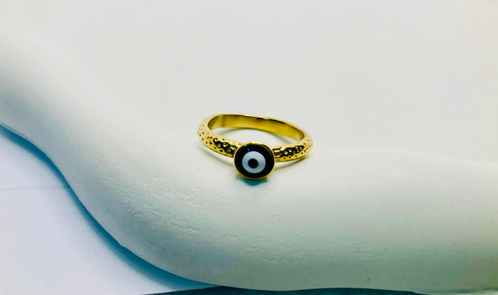 Blue Evil Eye Ring