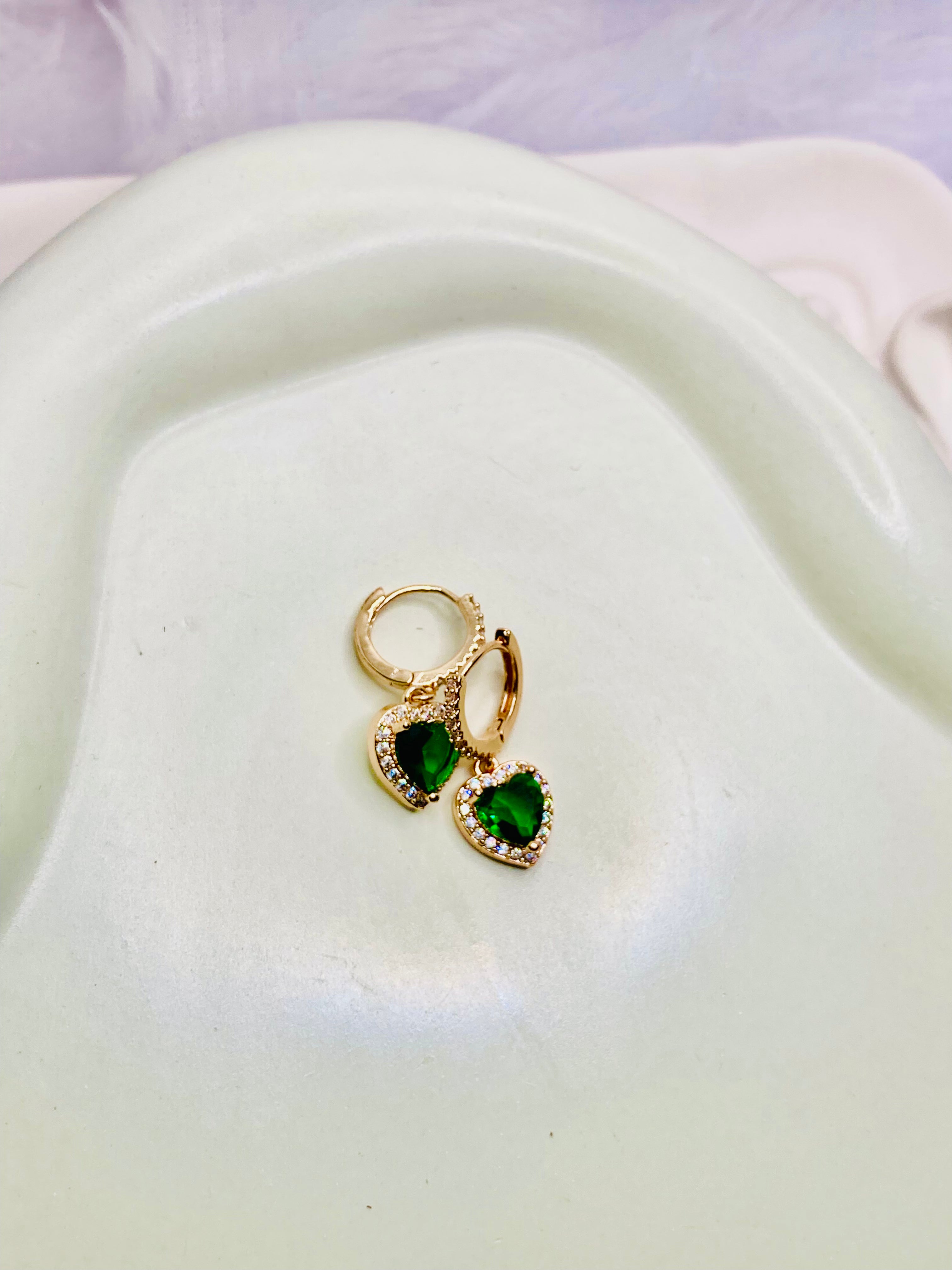 The Empress Emerald Luxury Diamond Earrings