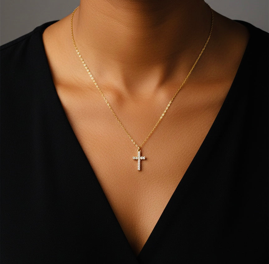 Diamond Cross necklace