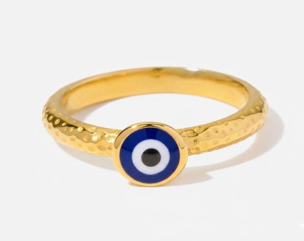 Blue Evil Eye Ring