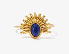 Blue Stone Sun Ring