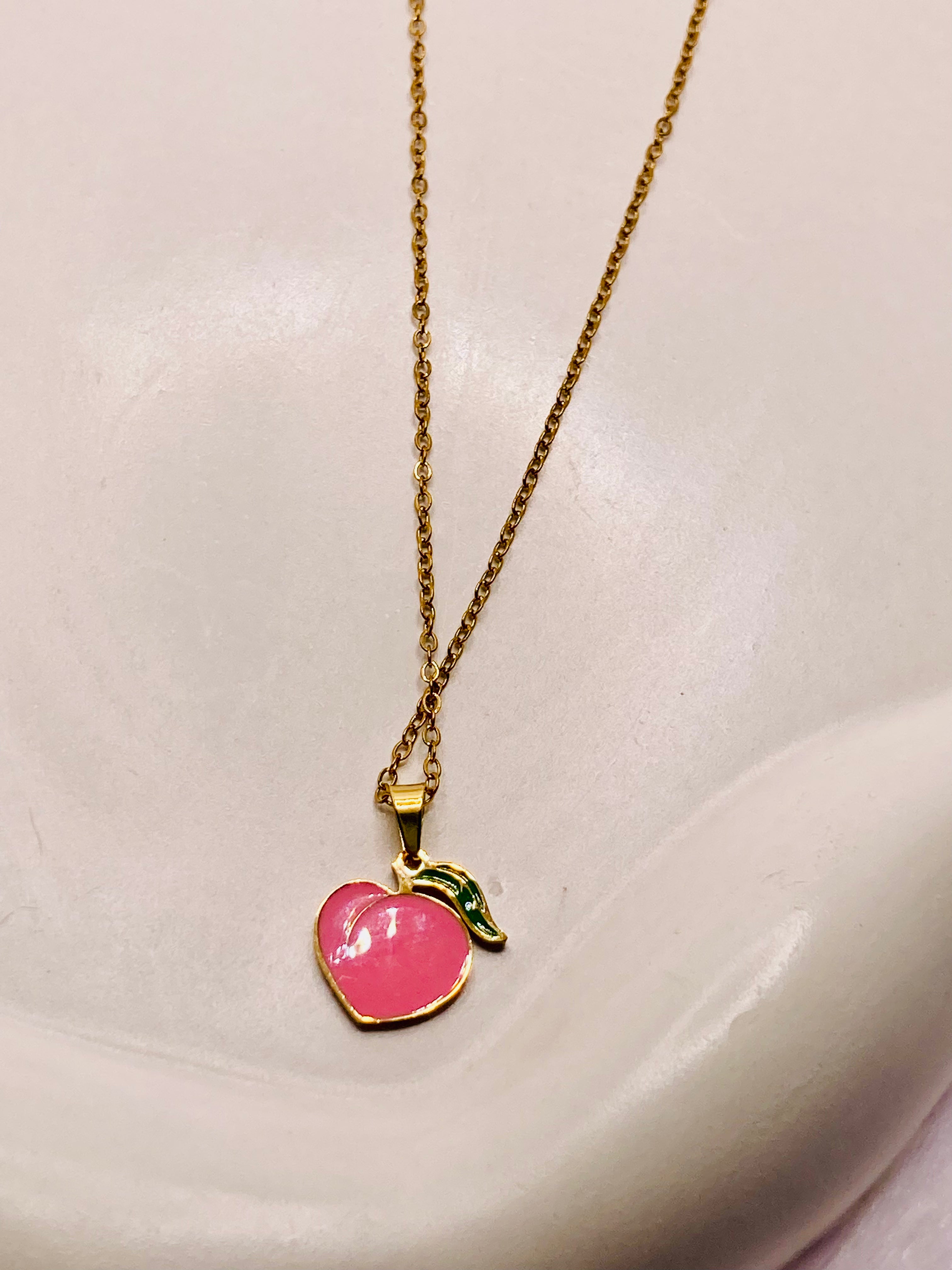 Pink Peach Necklace