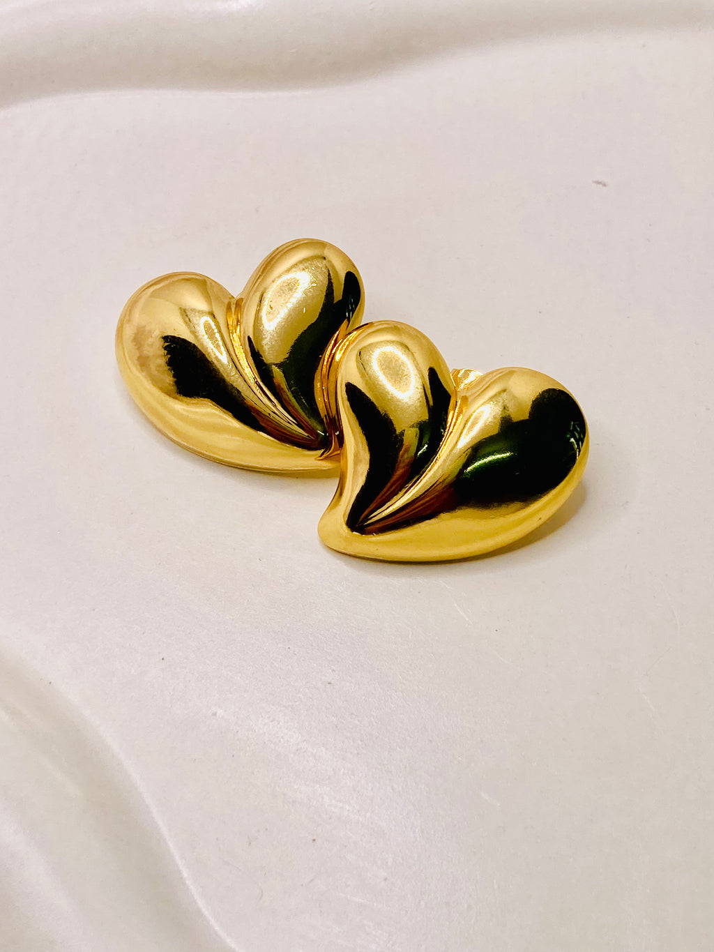 The Molten Muse Heart Studs