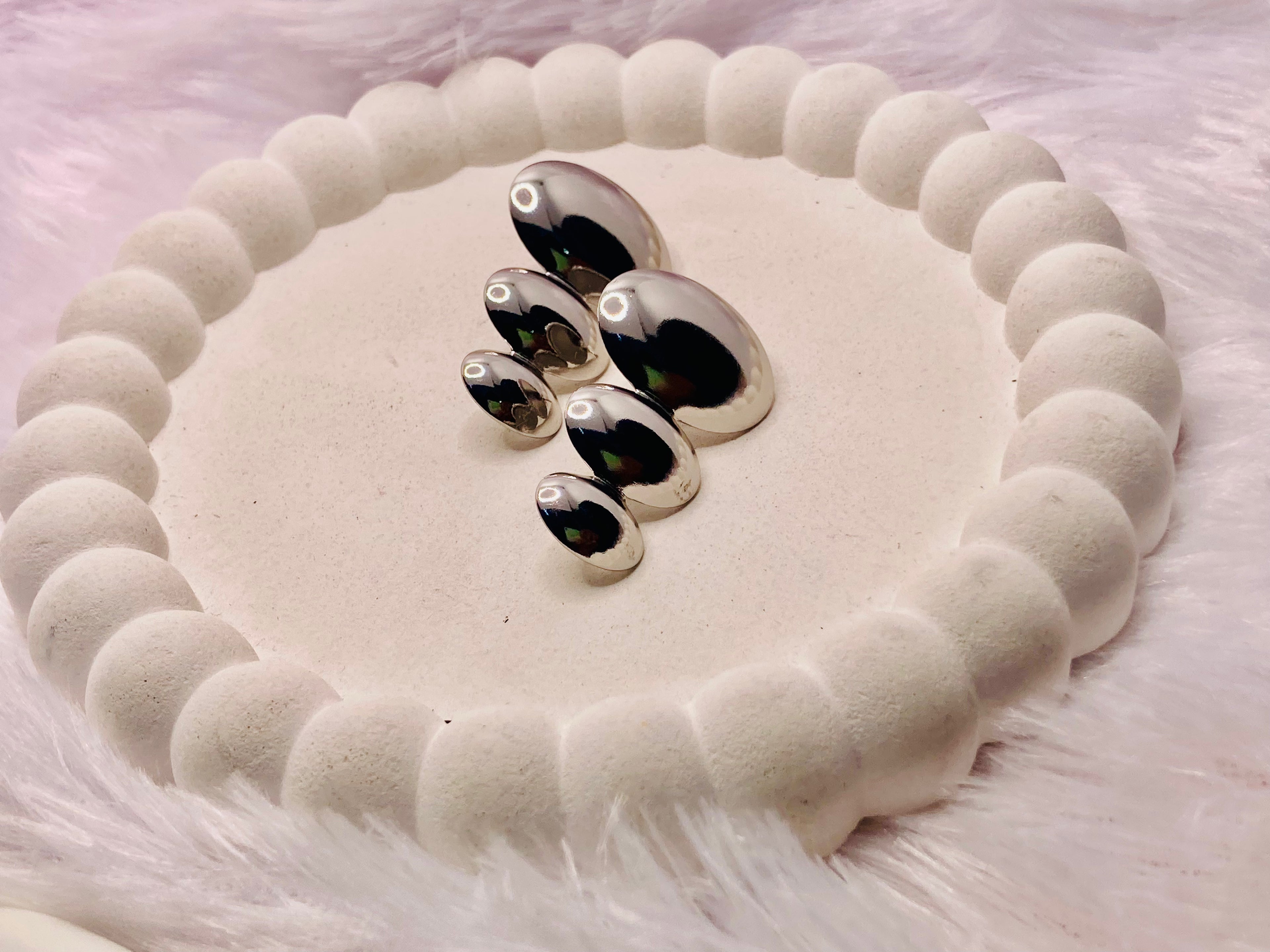 The Silver Nimbus Drop Earrings