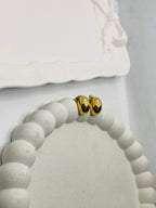 The Elara Gold Drop Studs