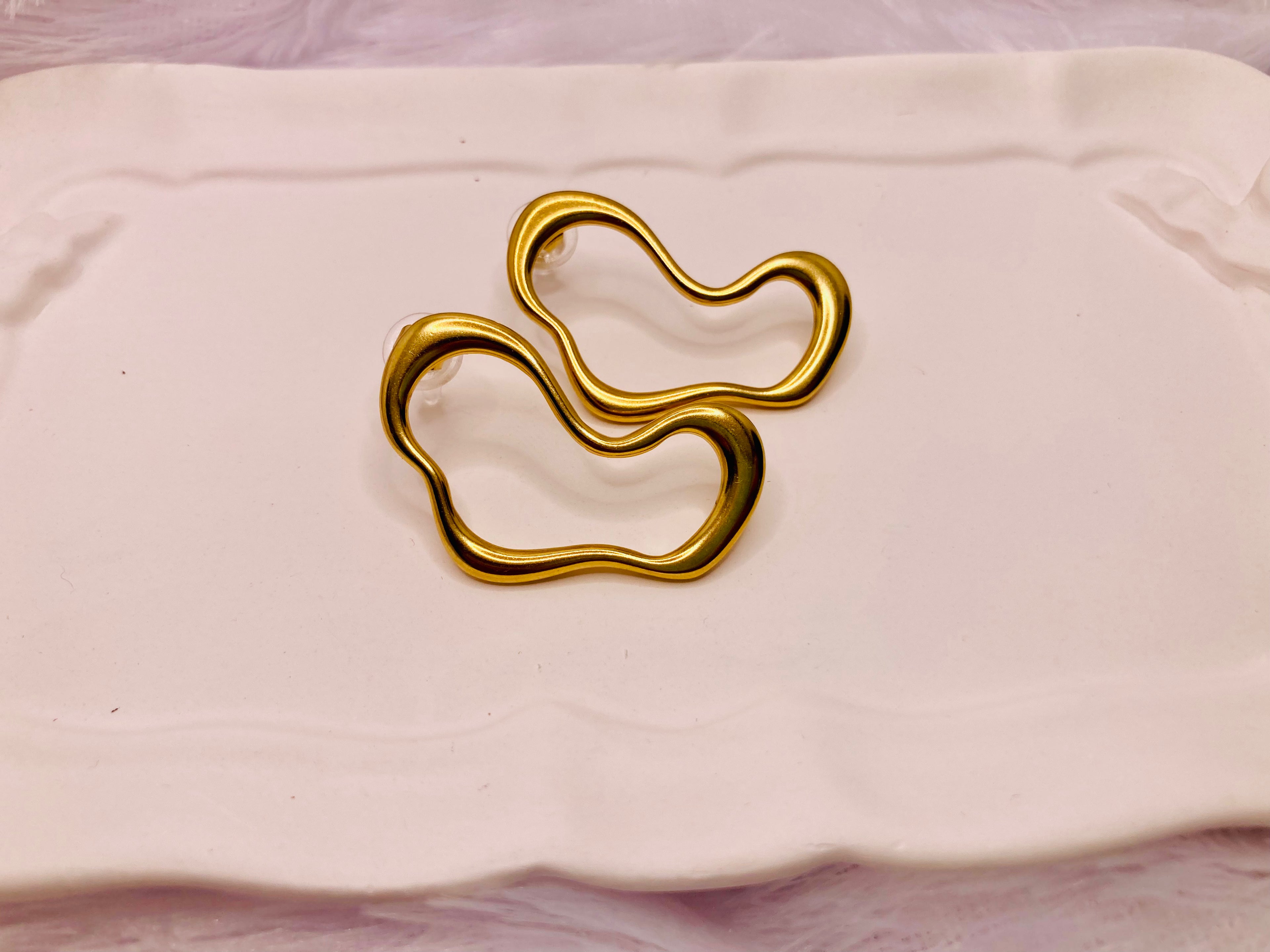 The Molten Ripple Earrings