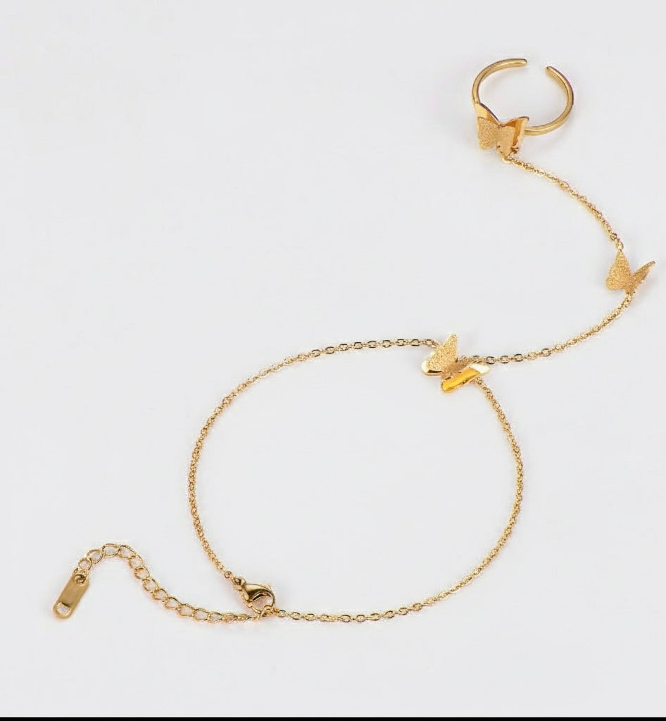 The Meadow’s Ascent Ring and Integrated Bracelet