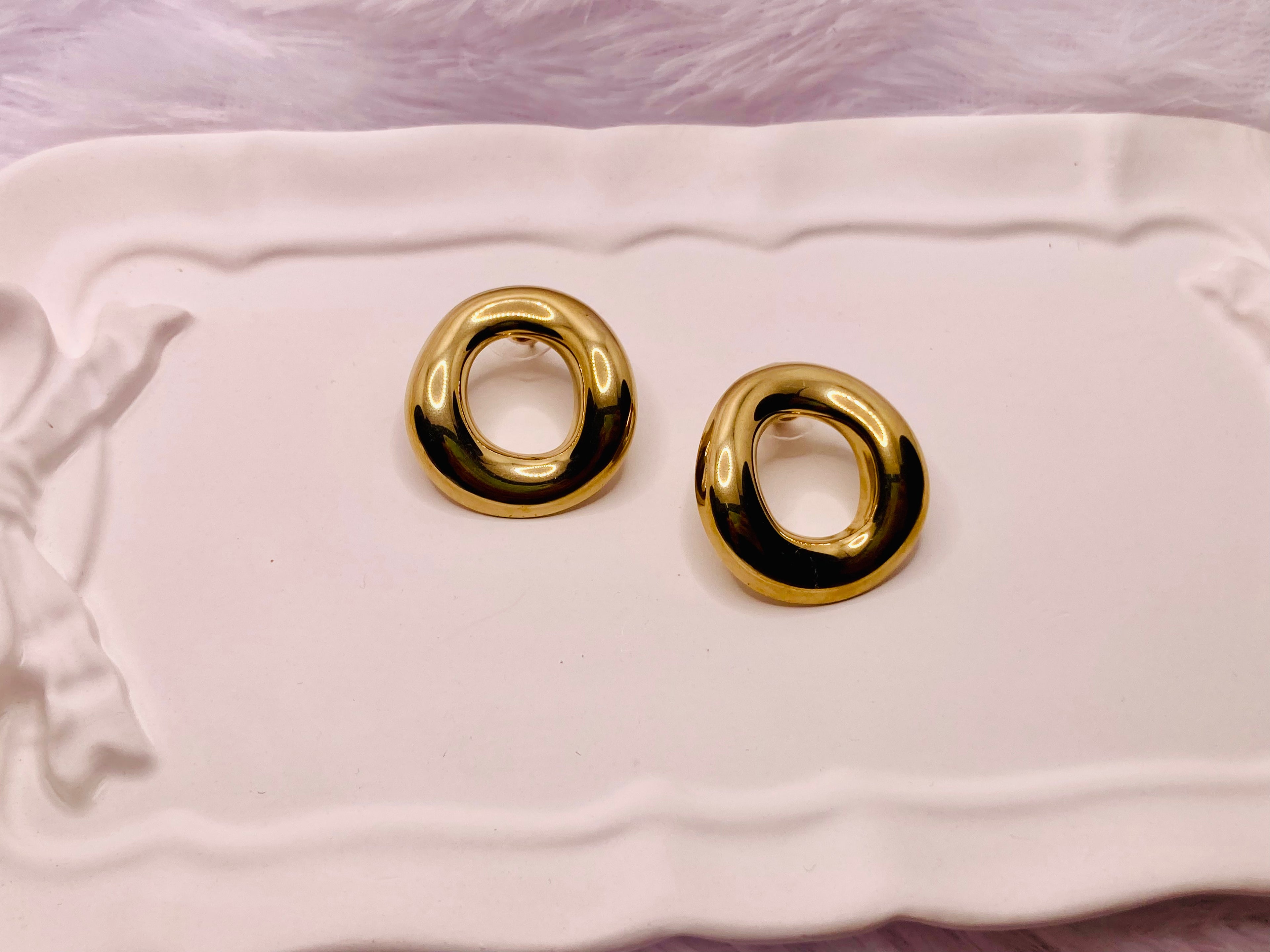 The Molten Halo Everyday Stud Earrings