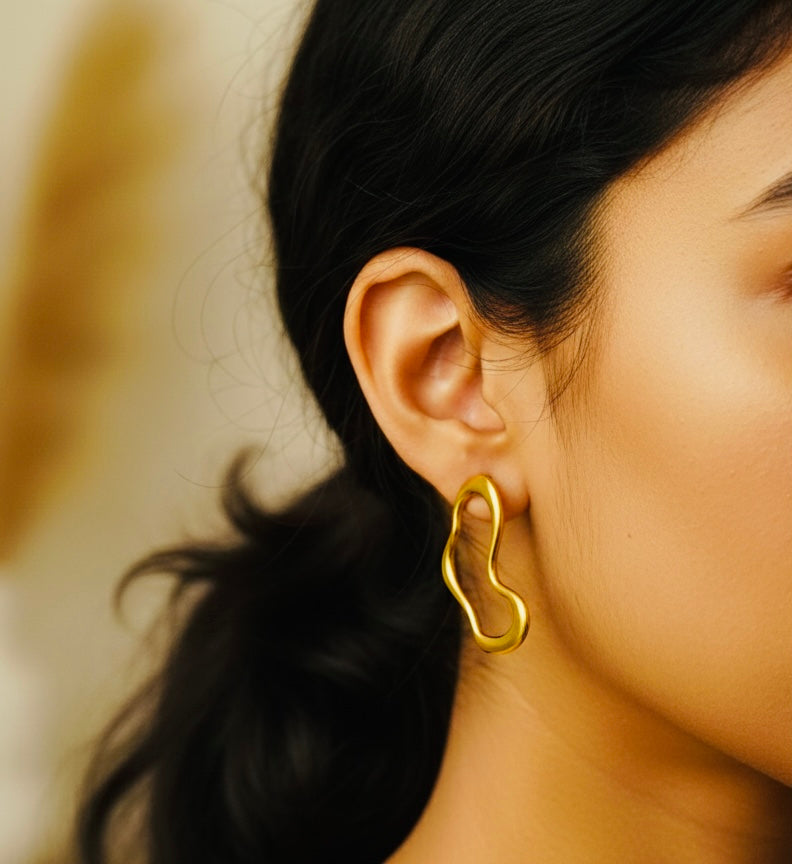 The Molten Ripple Earrings