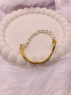 Gold and Pearl Bracelet