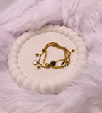 Double Layered Heart Bracelet