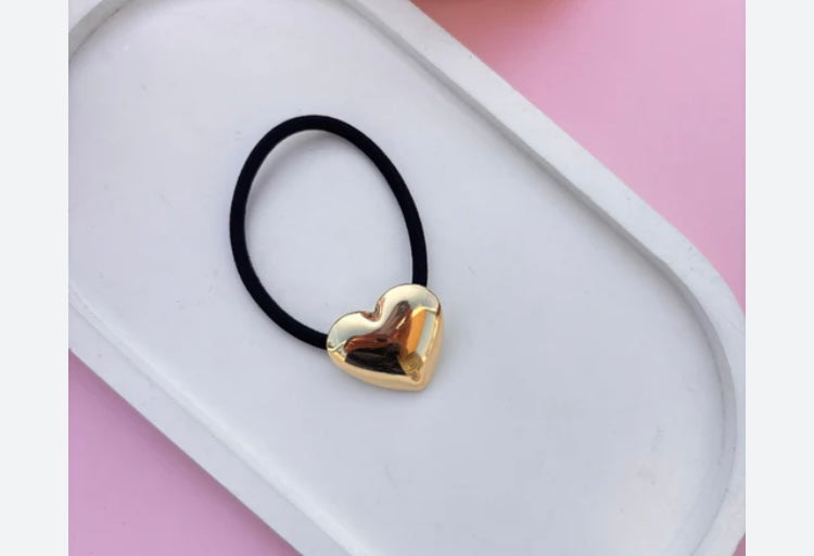 Heart Style Gold Pony Band