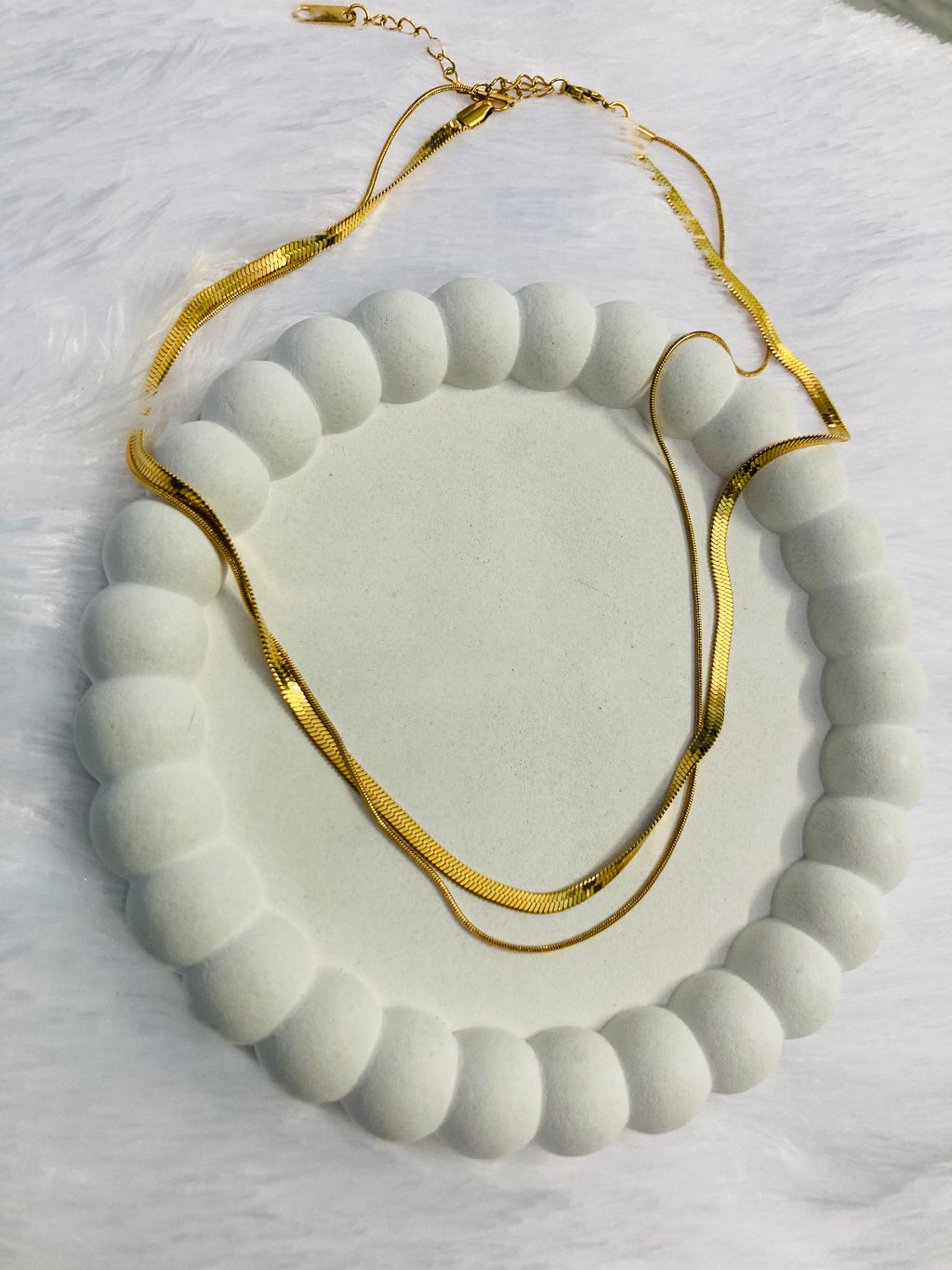 U-Shaped Layered Necklace