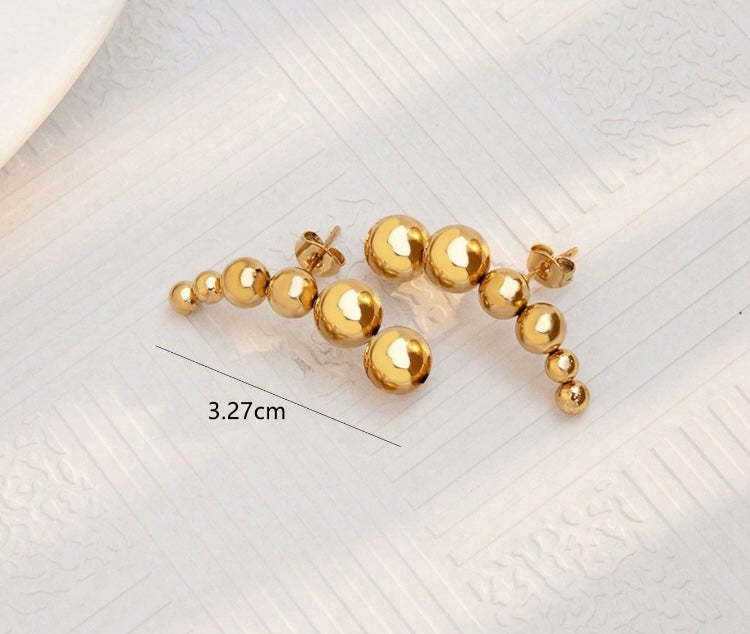 Round Beads Earrings