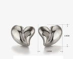 Classic Heart Studs