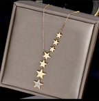 Stars Studded Long Necklace