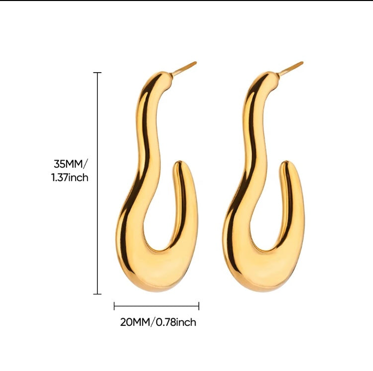 Uneven Fall Earrings