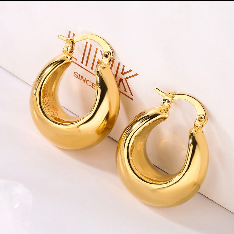 Classic Statement Hoop Earrings