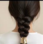 Long Rectangular Style Gold Pony band