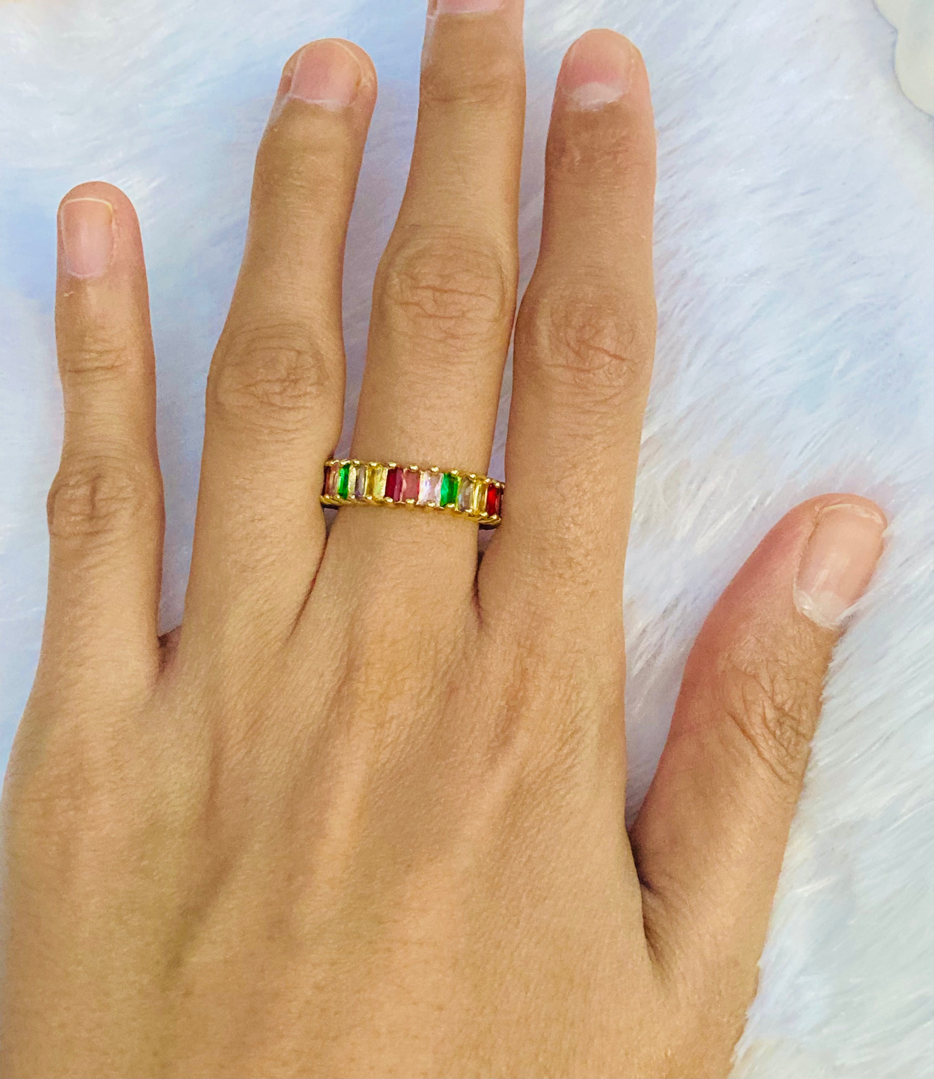 Bohemian Multi Coloured Adjustable Ring