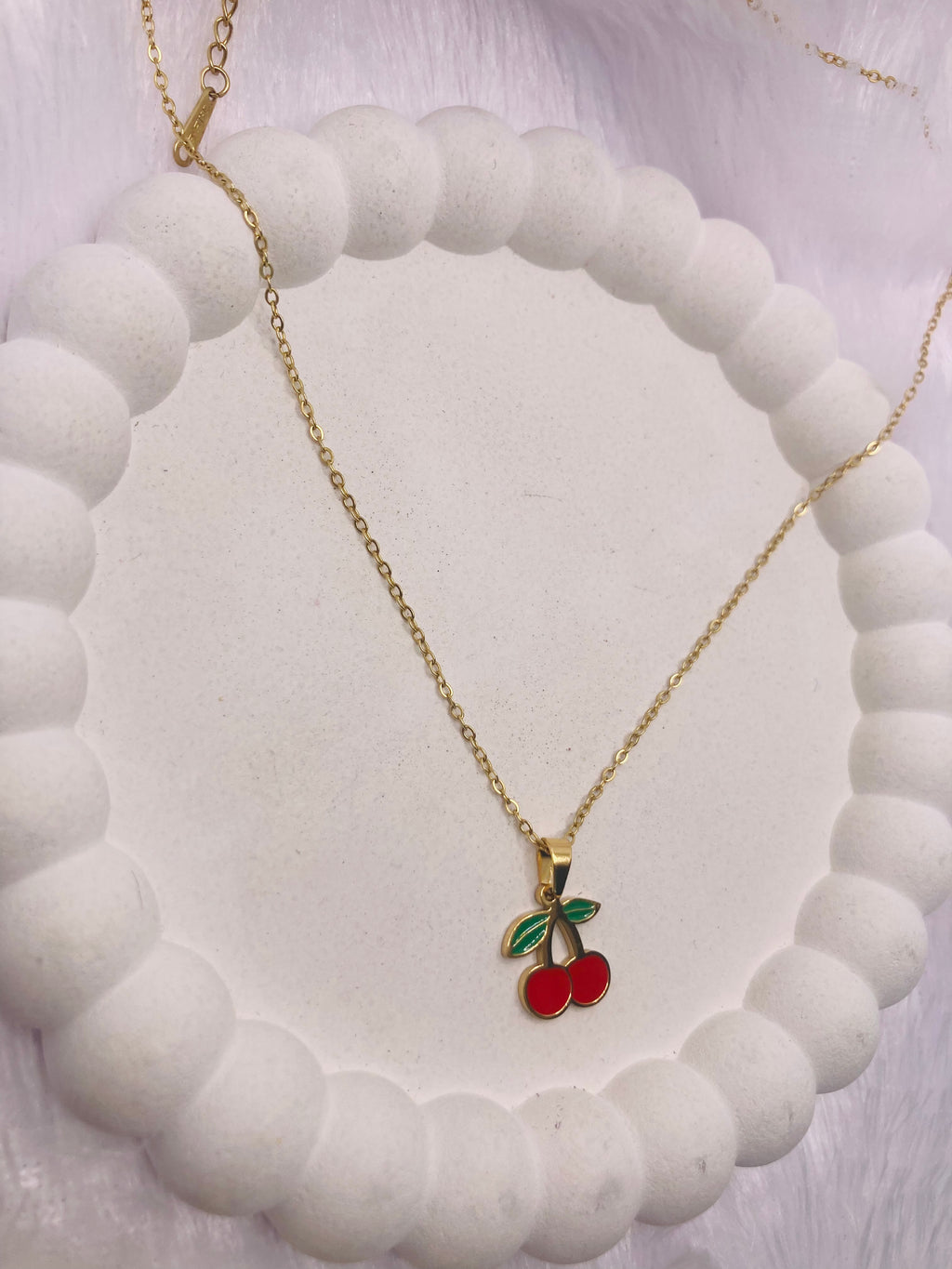 Cute Cherry Necklace