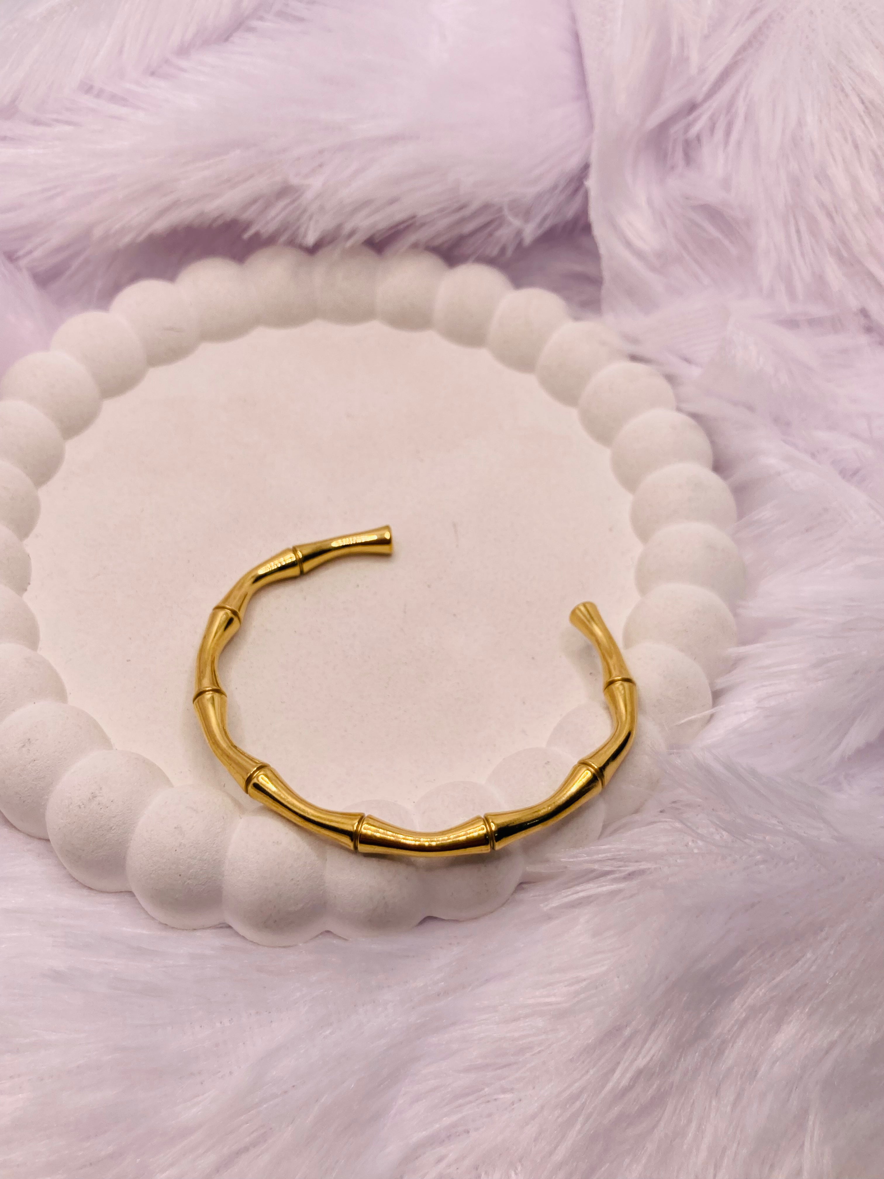 Bamboo Bangle Bracelet