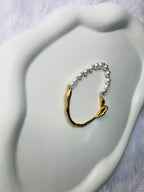 Gold and Pearl Bracelet