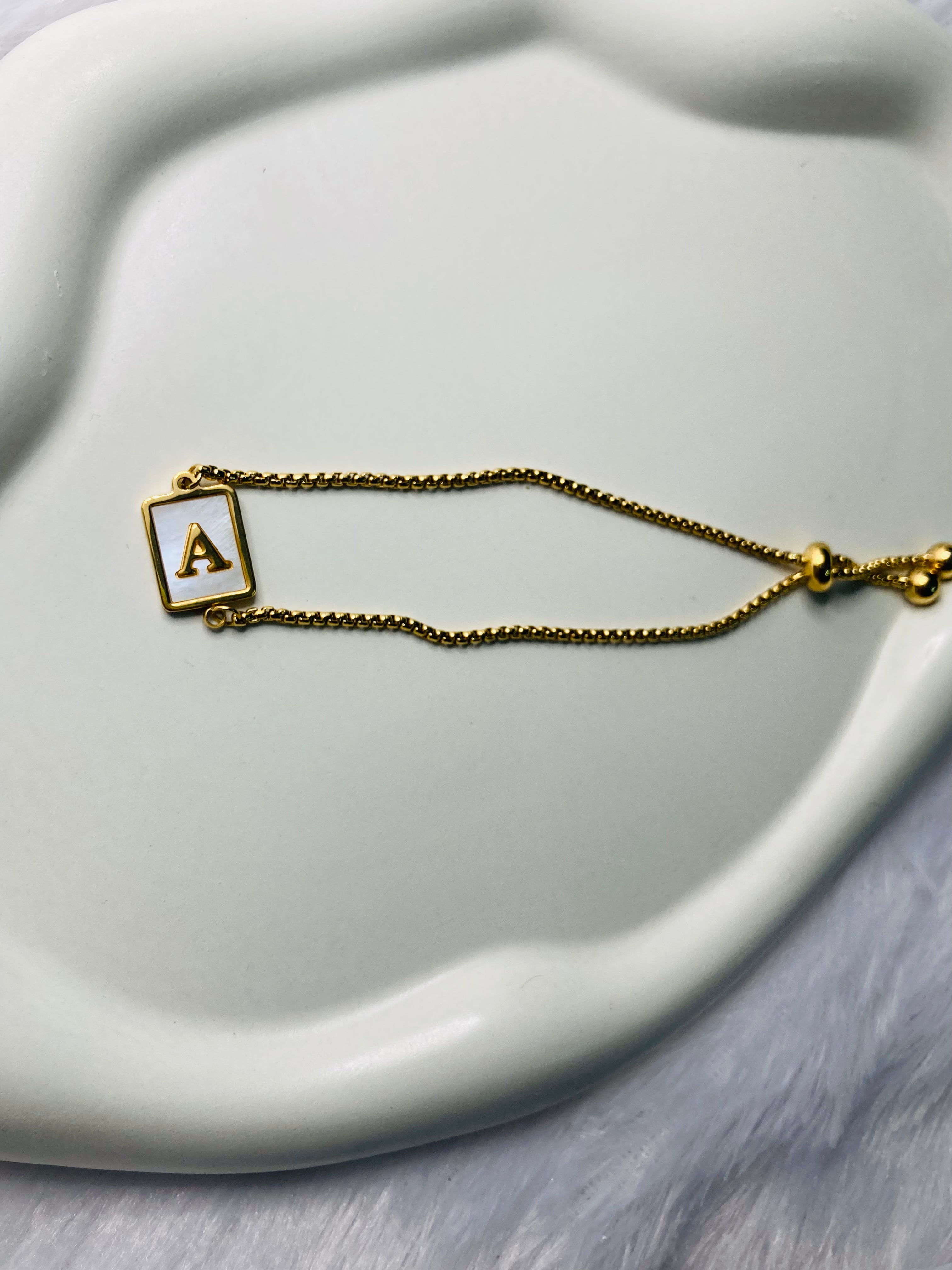 Alphabet Adjustable Bracelet