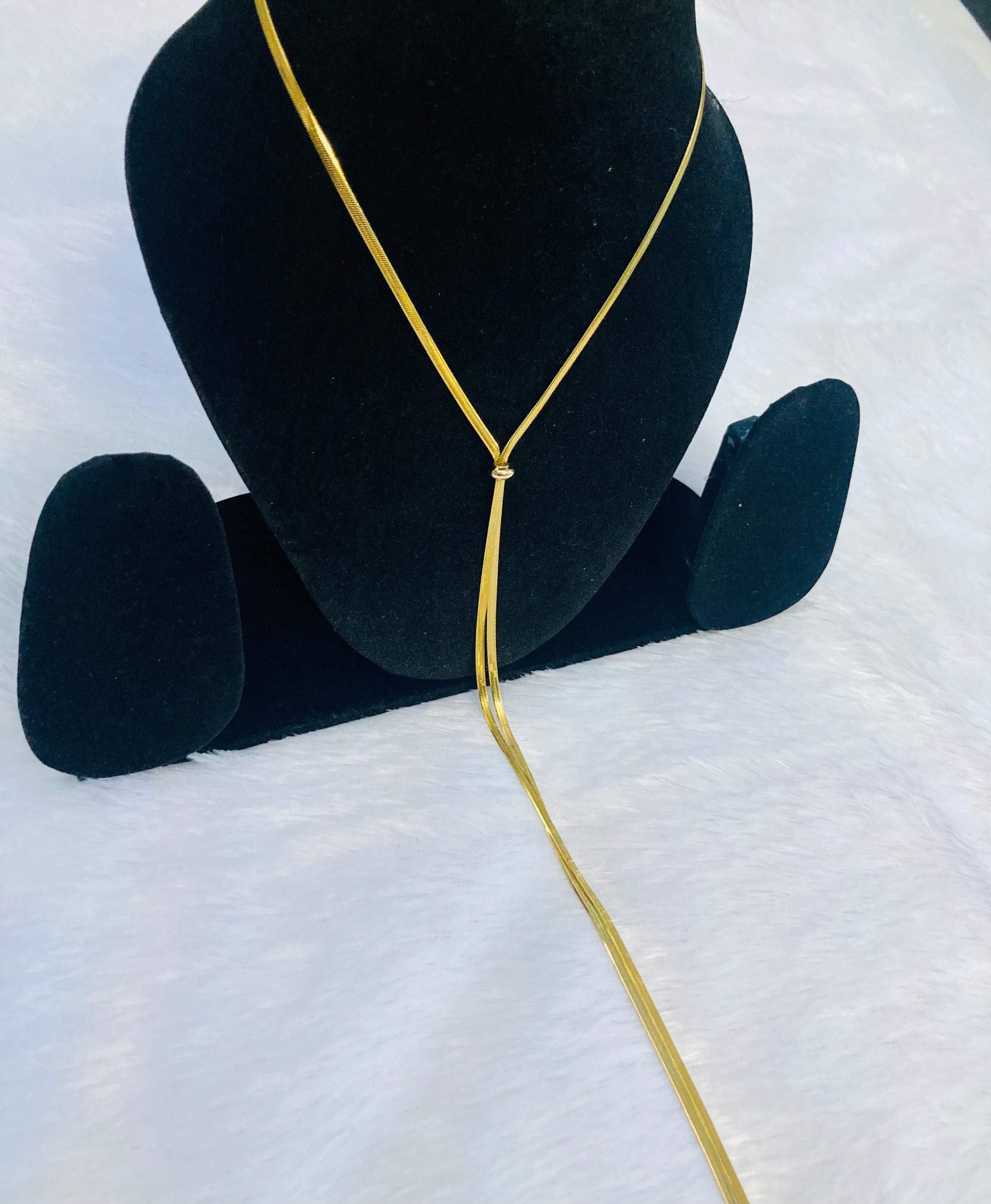 Long Party Wear Adjustable Necklace