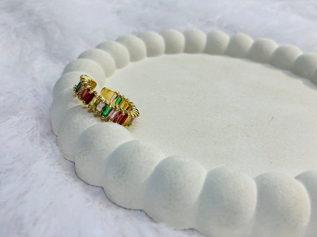 Bohemian Multi Coloured Adjustable Ring