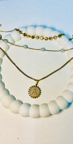 Alphabet hip hop style layered necklace