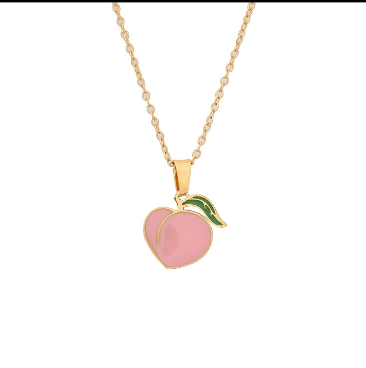 Pink Peach Necklace