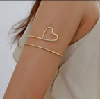 Retro Heart Shaped Arm Cuff