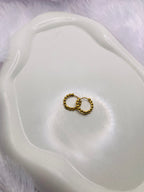 Small Round Beaded Earrings For Everyday Wear