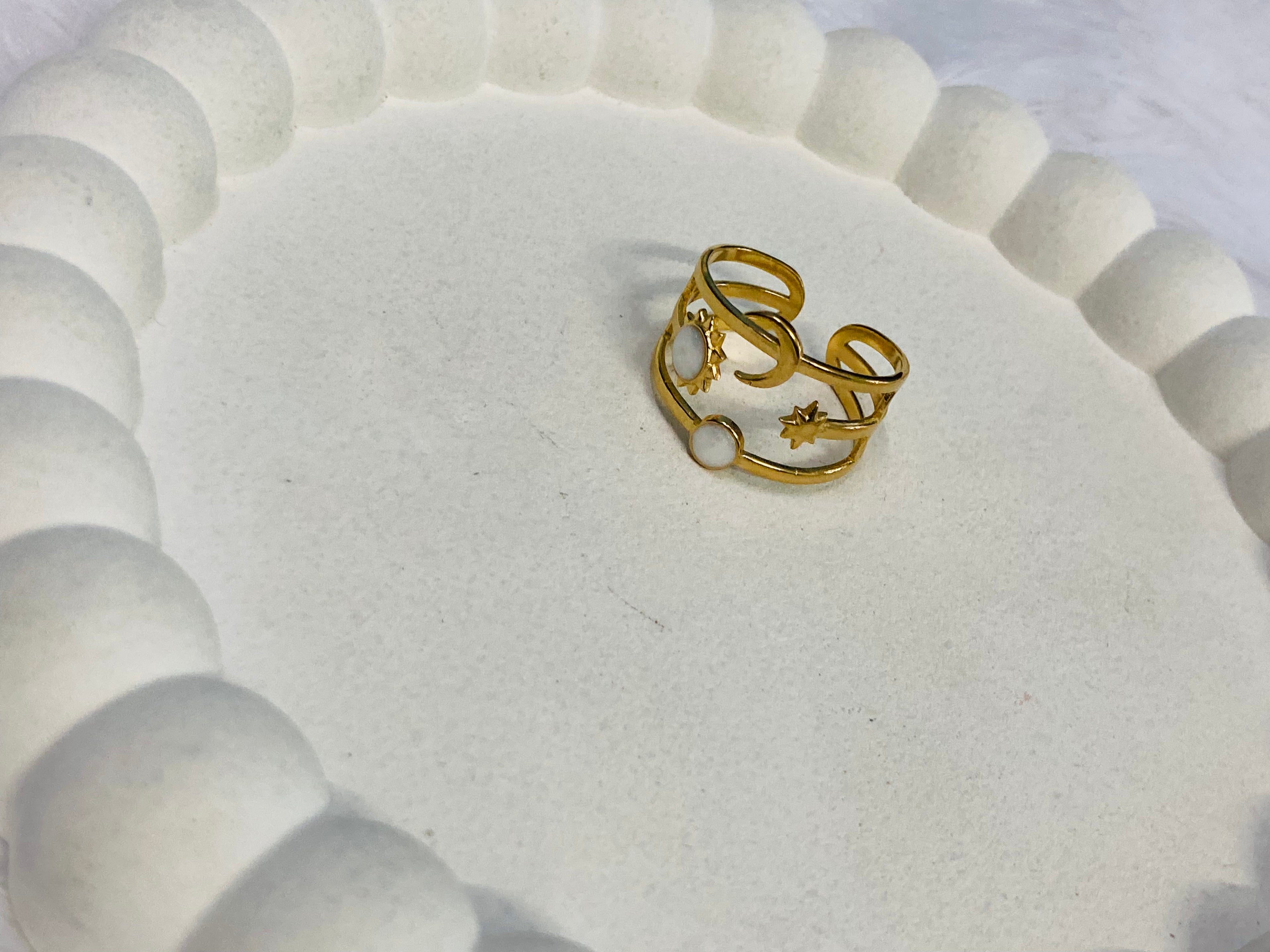 Sun Moon Star Ring