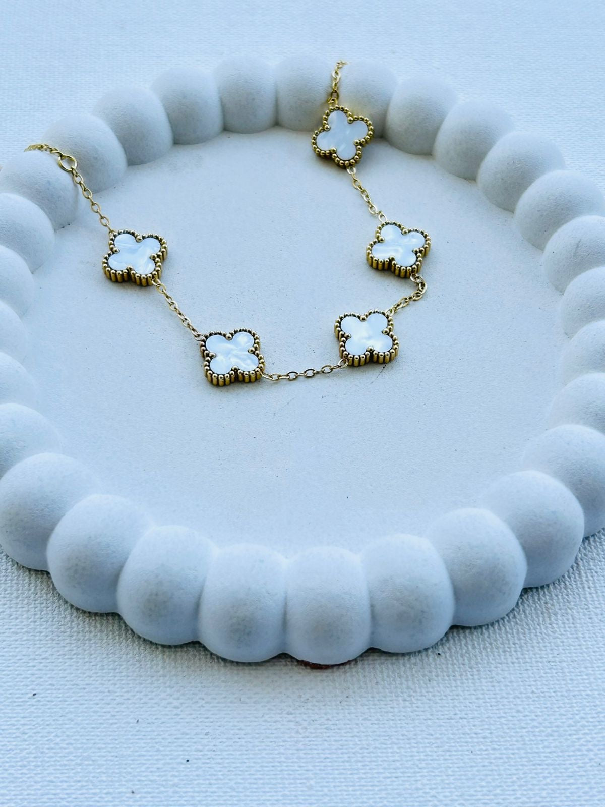 White Clover Bracelet